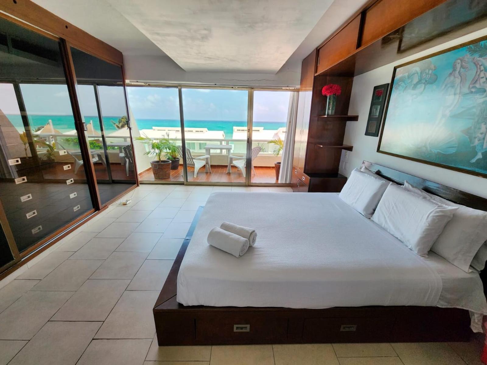 Beachfront Apartments Cancun Bagian luar foto